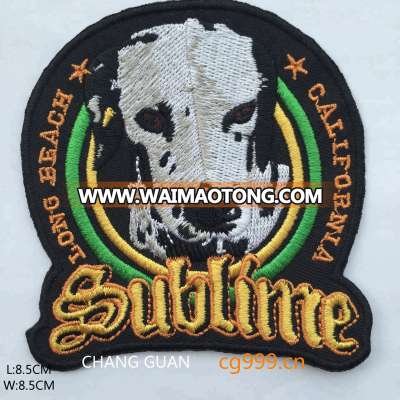 custom design embroidery badge 3D logo customs embroidery patch