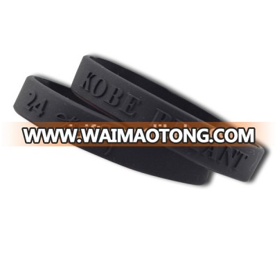 black silicon wrist bands